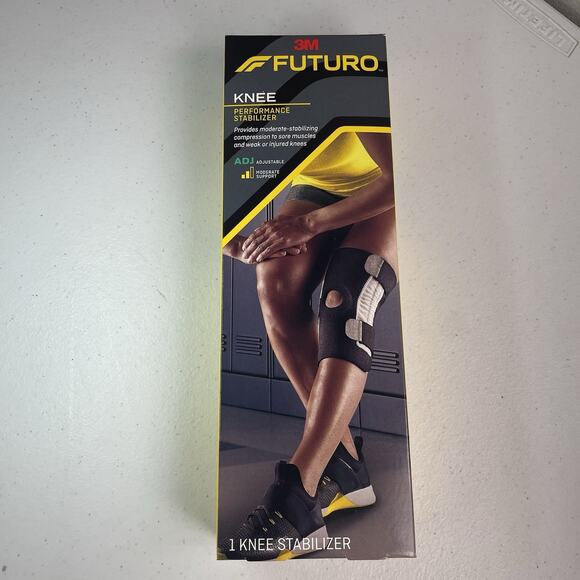 3M Futuro Knee Performance Stabilizer Brace Adjustable Moderate Support 13-17.5” - Picture 1 of 6
